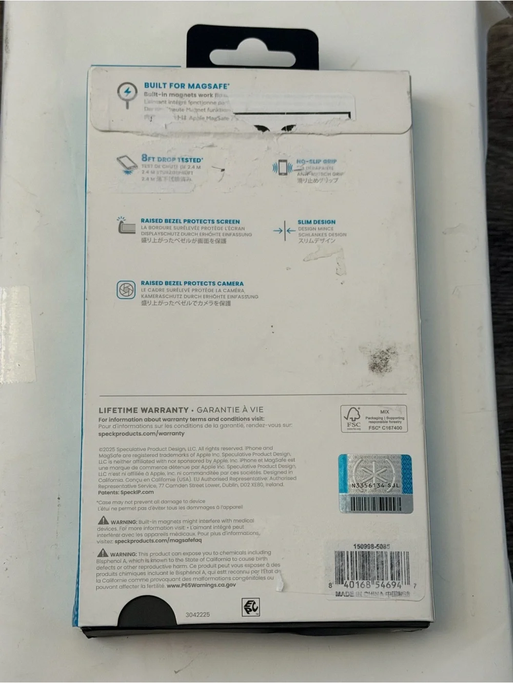 Speck Gemshell Grip Clear Case for iPhone 17  6.9